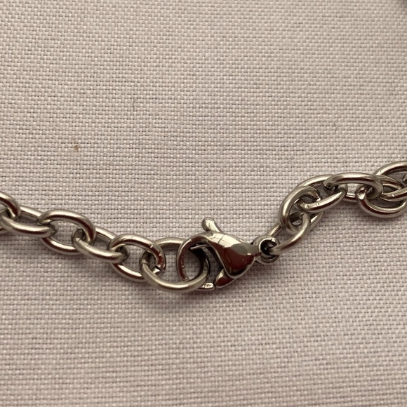 STAINLESS Steel Necklace With Cross Pendant - Picture 6 of 10